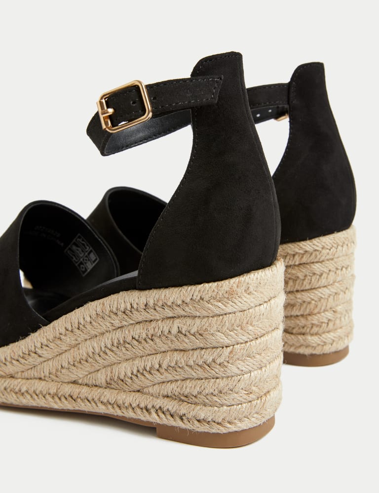 Wide Fit Ankle Strap Wedge Espadrilles 3 of 3