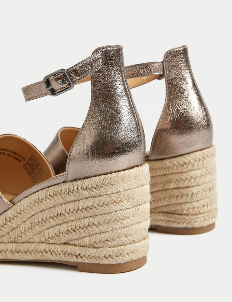Wide Fit Ankle Strap Wedge Espadrilles 3 of 3