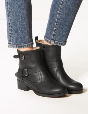 M&s biker hot sale boots