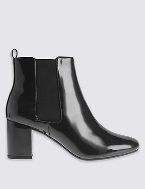 Wide Fit Block Heel Ankle Boots Image 2 of 6