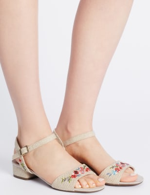 M&s footglove wide fit on sale sandals