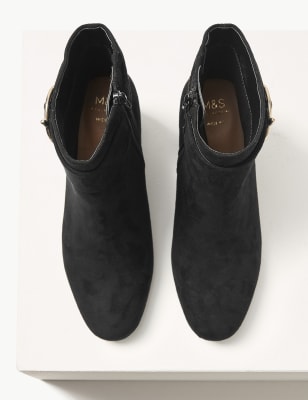 M&s ankle boots wide hot sale fit