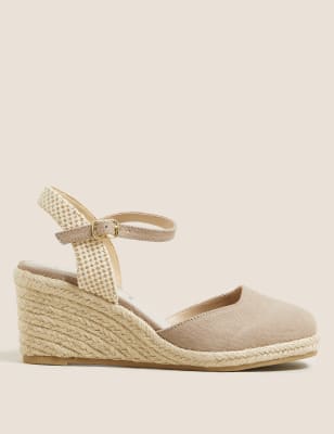 Cream wedge outlet espadrilles uk