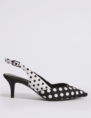 wide fit white kitten heels