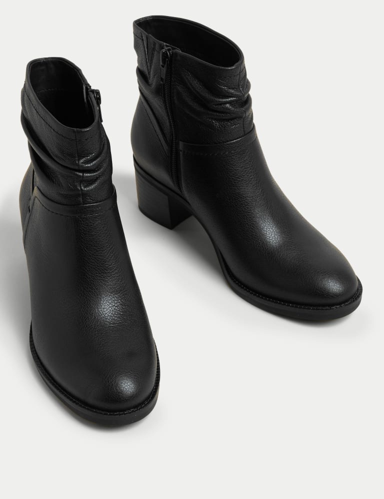 Ladies wide fit sales black boots