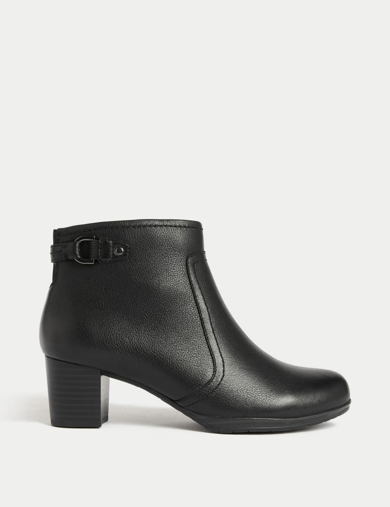 Wide fit soft leather ankle boots sale