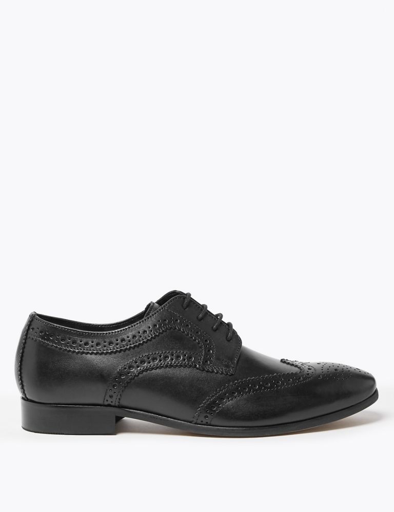 Wide Fit Leather Brogues | M&S Collection | M&S