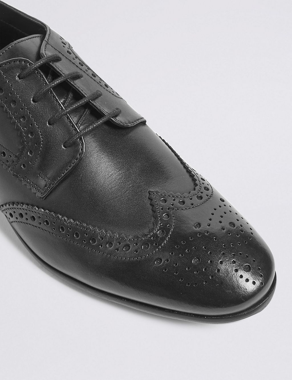 Wide Fit Leather Brogues 1 of 5