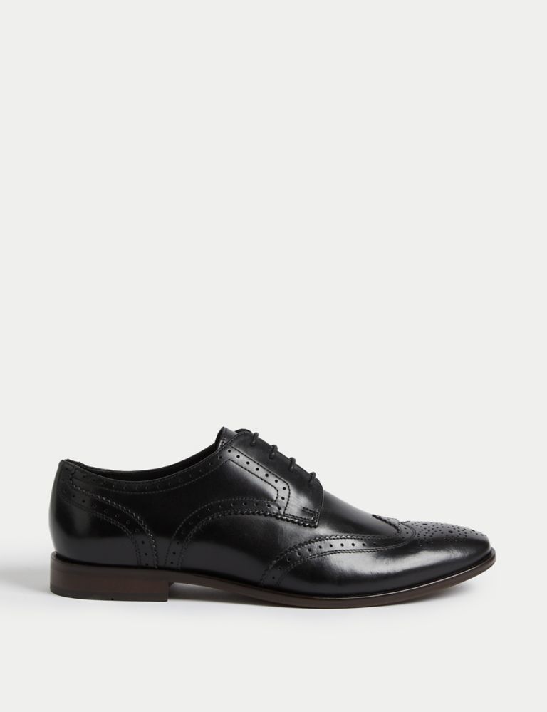Wide Fit Leather Brogues 1 of 4