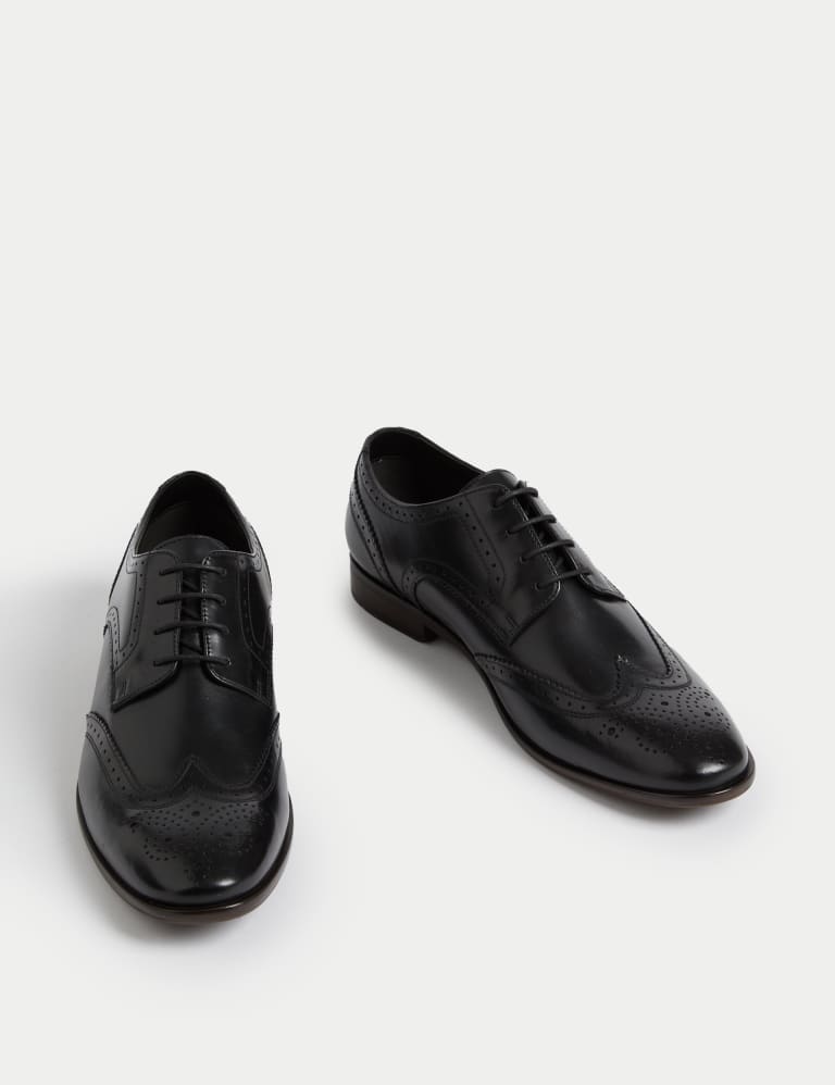 M&s black shoes mens clearance