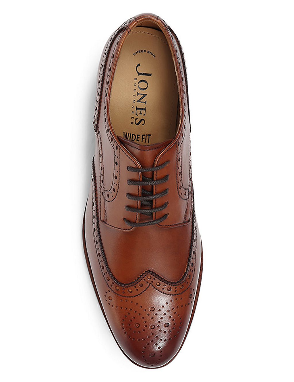 Wide Fit Leather Brogues 2 of 6