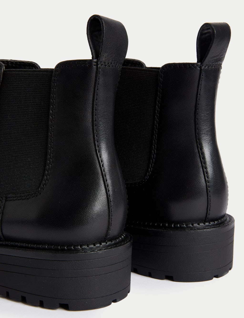 Wide Fit Leather Chelsea Boots M S Collection M S