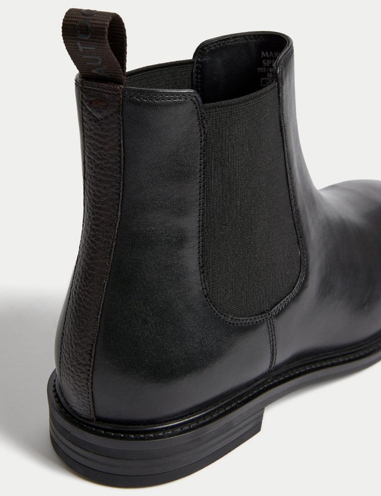 Wide Fit Leather Chelsea Boots 3 of 4