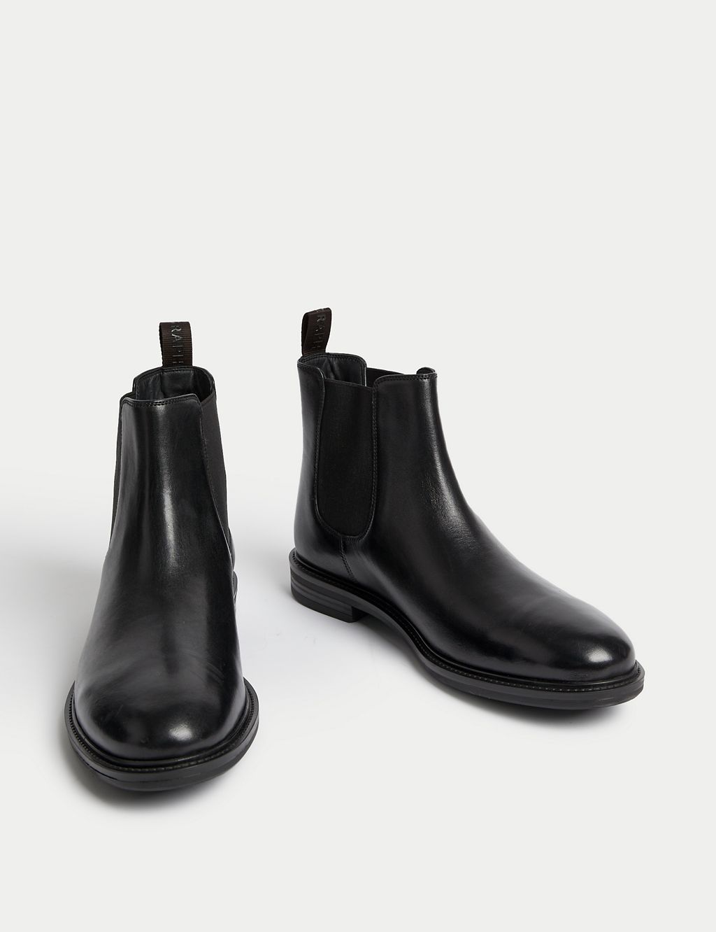 Wide Fit Leather Chelsea Boots 1 of 4
