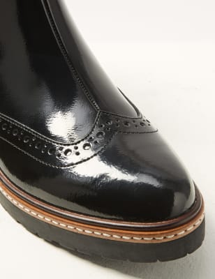 wide fit brogue boots