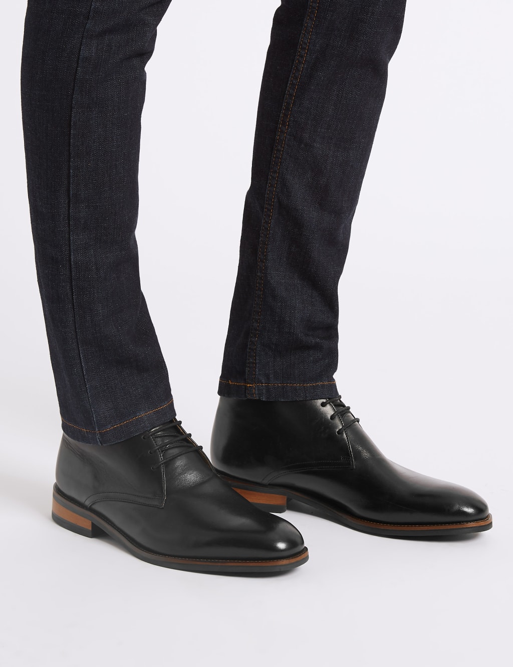 Wide fit desert boots best sale