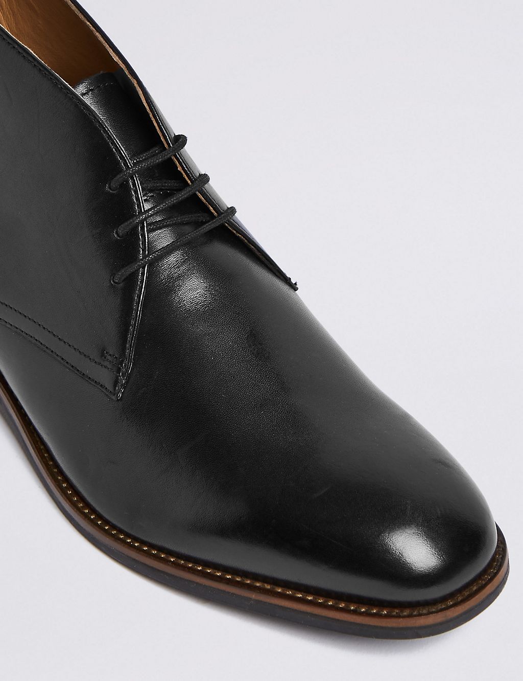 Wide Fit Leather Chukka Boots 4 of 6