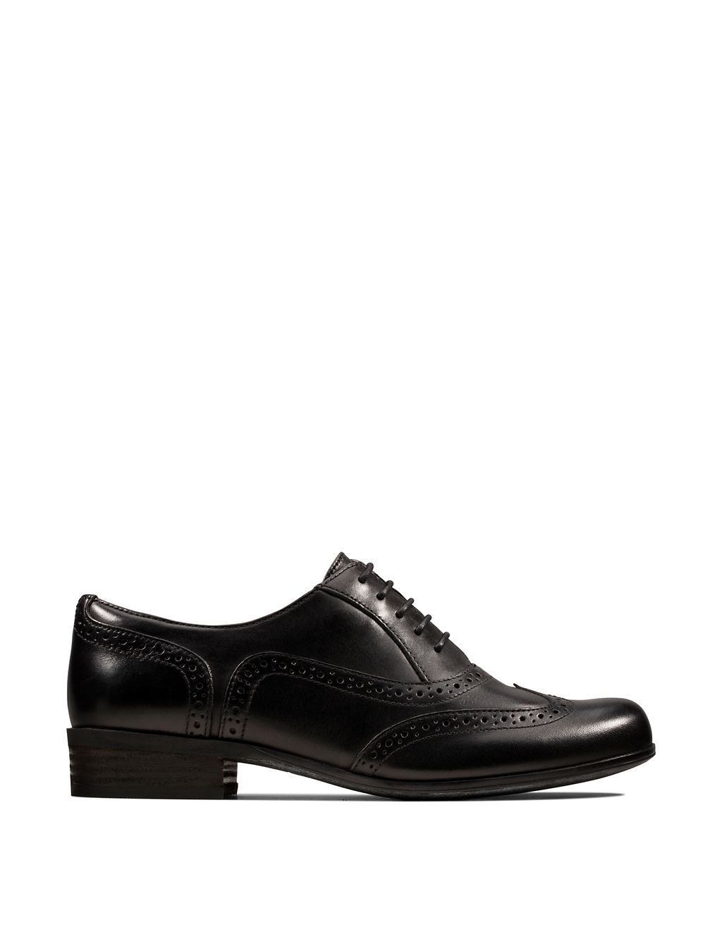 Wide Fit Leather Flat Brogues 3 of 7