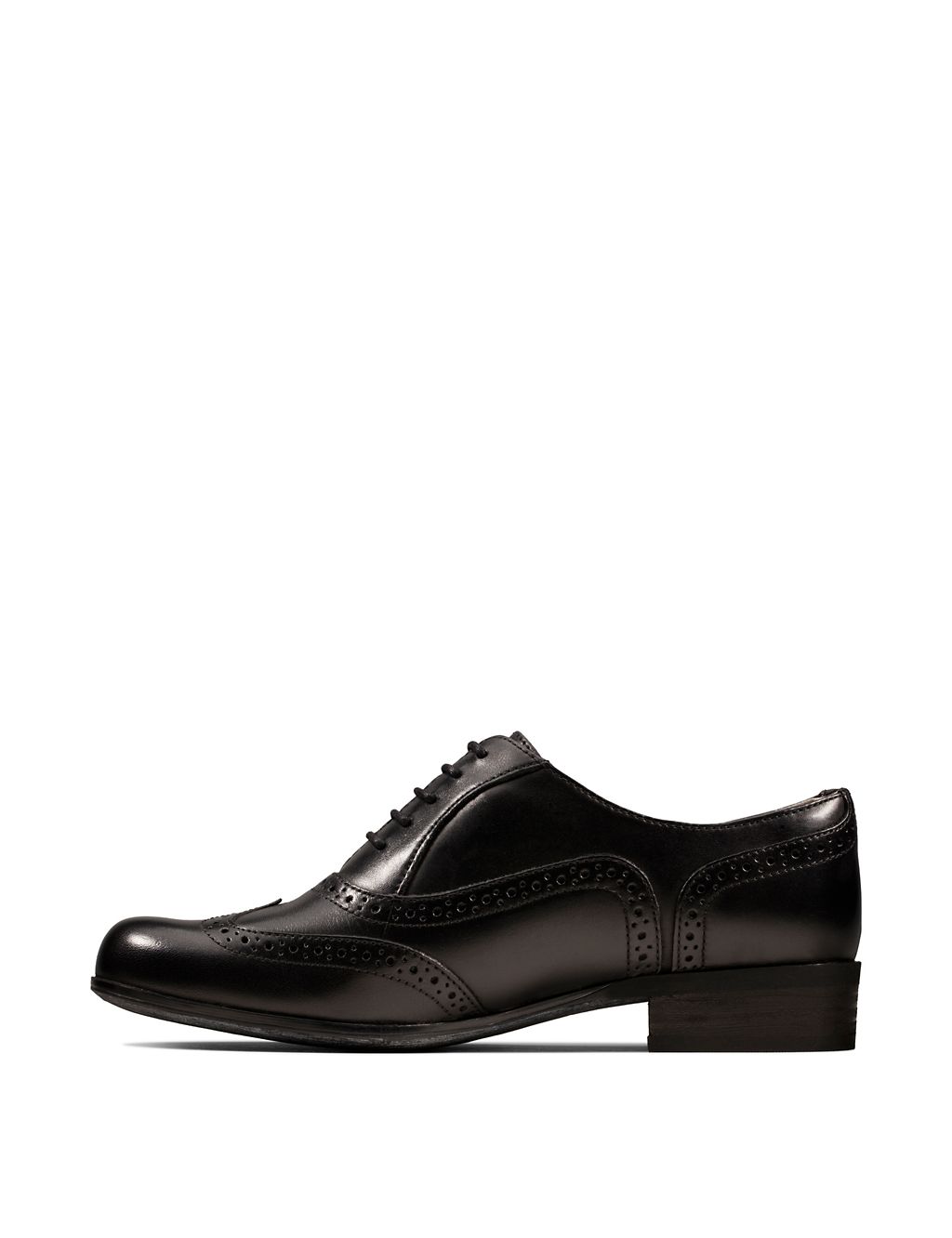 Wide Fit Leather Flat Brogues 7 of 7