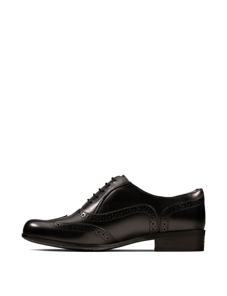 Wide Fit Leather Flat Brogues 5 of 7