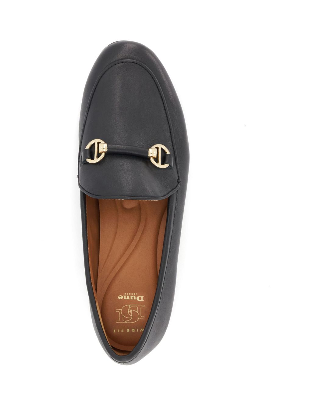 Wide Fit Leather Flat Loafers 2 of 5