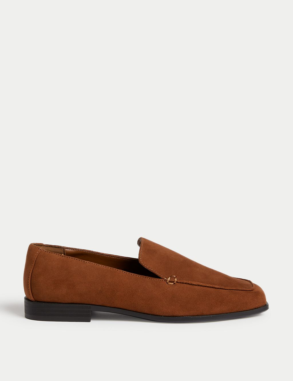 Wide Fit Leather Flat Loafers 3 of 3