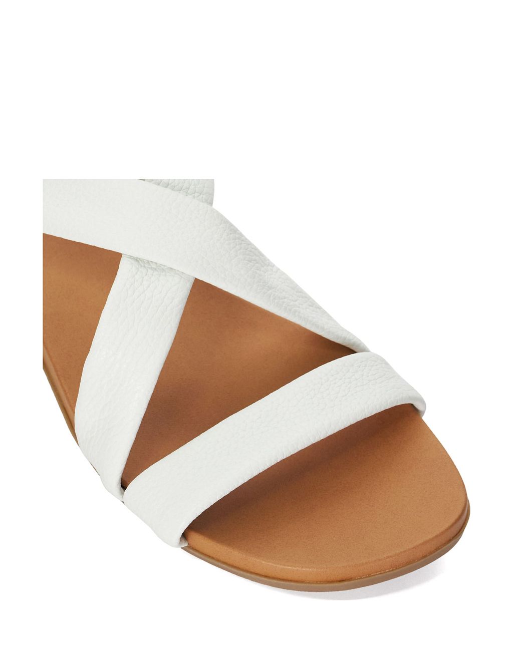 Wide Fit Leather Flat Sandals 5 of 5
