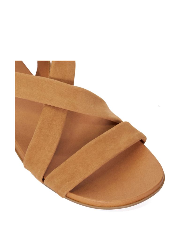 Wide Fit Leather Flat Sandals 5 of 5