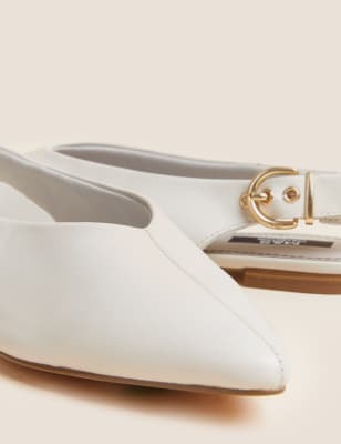 wide width slingback flats