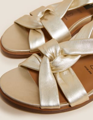 Marks and spencer store gold sandals