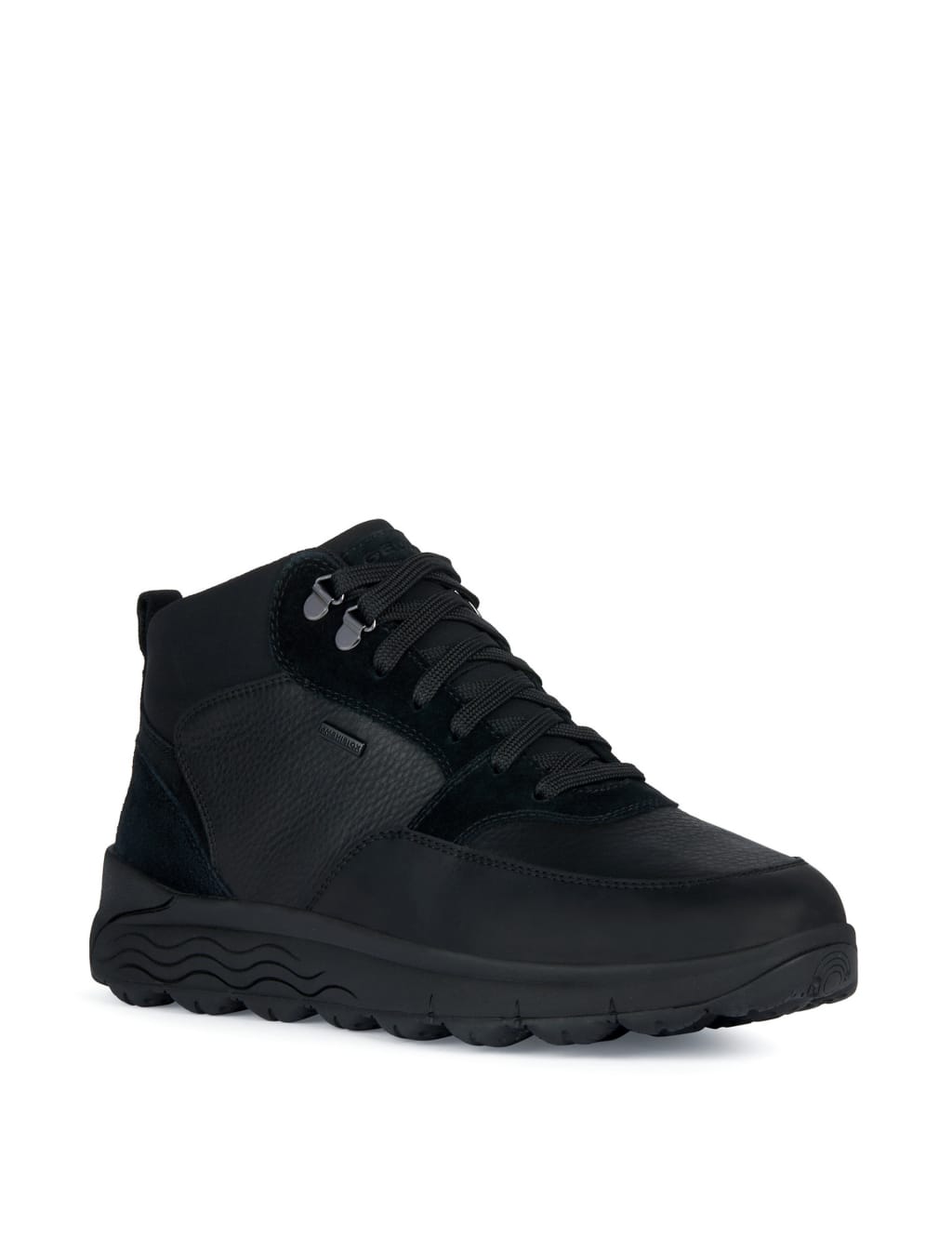 Wide fit high top clearance trainers