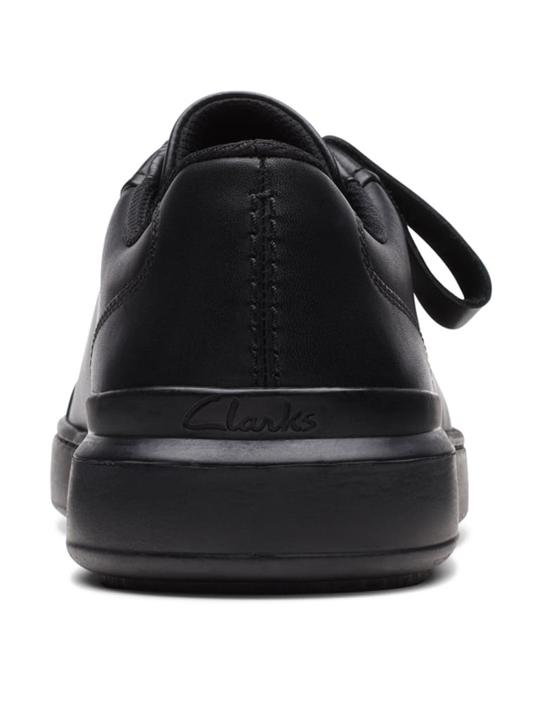 Clarks mens leather trainers hotsell