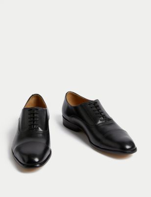 Wide Fit Leather Oxford Shoes Image 2 of 4