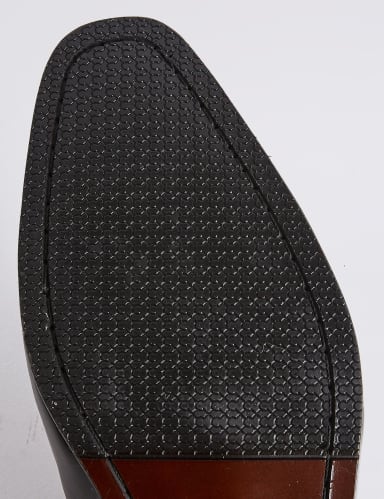 Wide Fit Leather Oxford Shoes 4 of 5