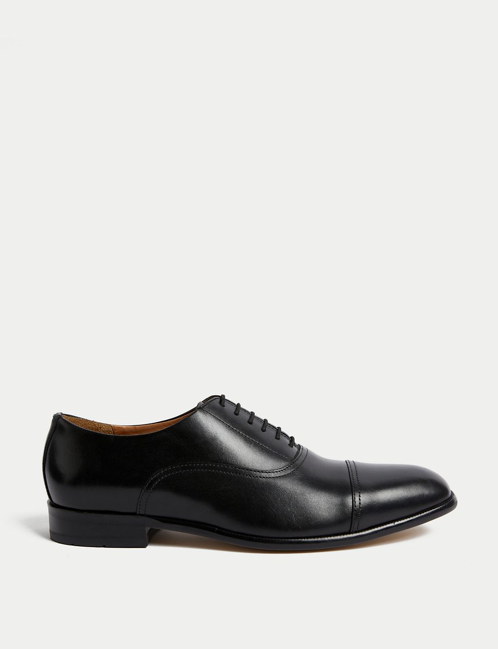 Wide Fit Leather Oxford Shoes 3 of 4