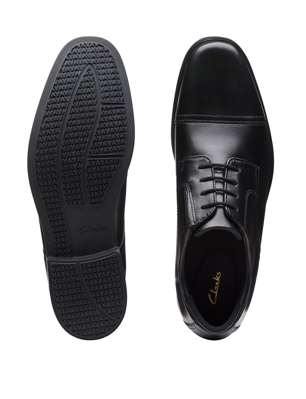 Wide Fit Leather Oxford Shoes 5 of 5