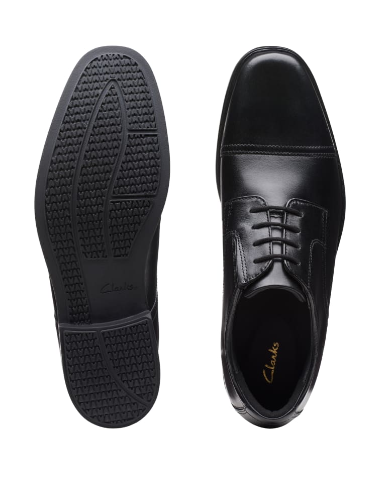 Wide Fit Leather Oxford Shoes | CLARKS | M&S