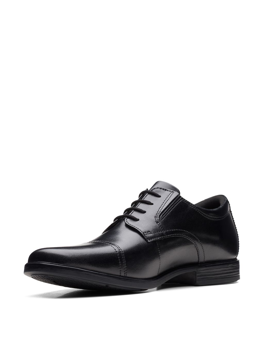 Wide Fit Leather Oxford Shoes | CLARKS | M&S