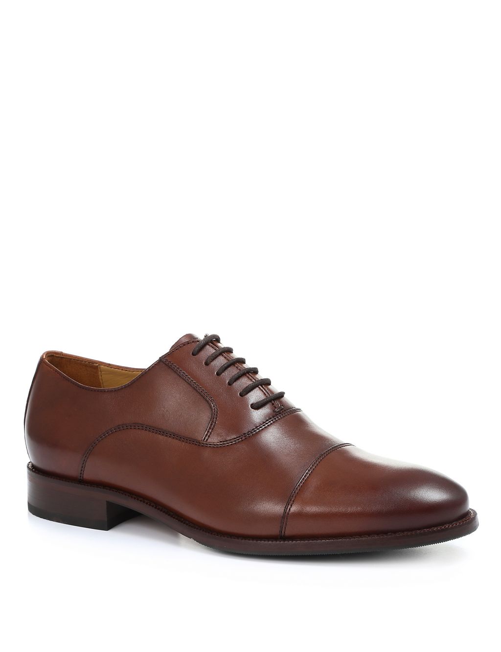 Wide Fit Leather Oxford Shoes 1 of 5