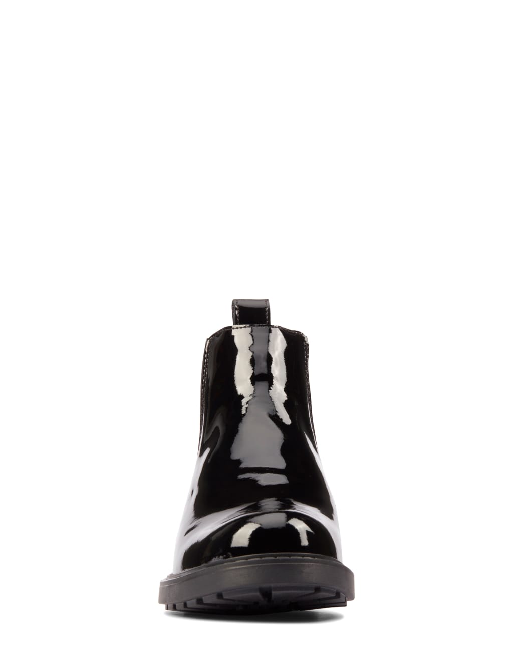 Clarks patent boots clearance