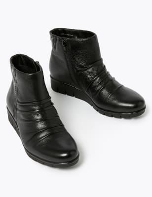 m&s ladies boots wide fit