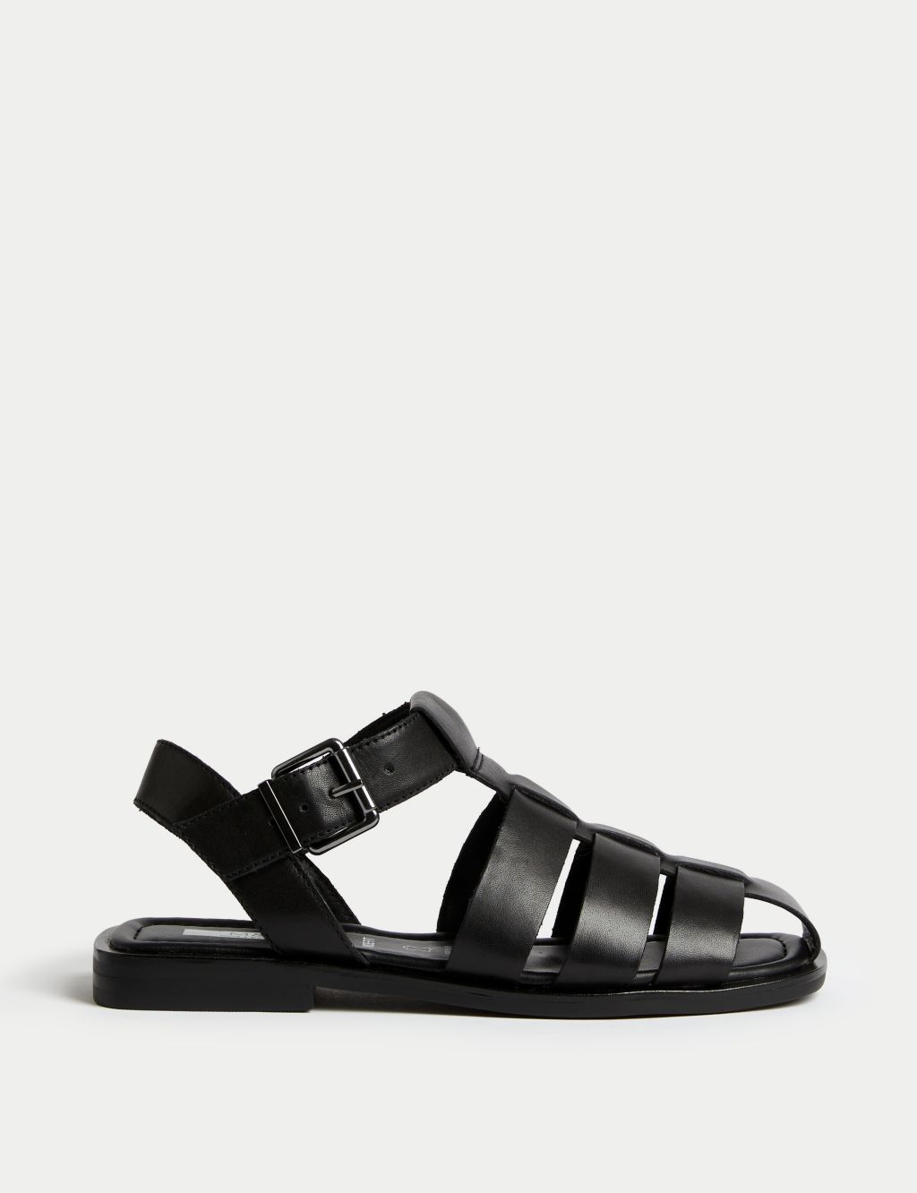 Wide Fit Leather Strappy Sandals 3 of 3
