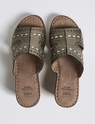 M and s store ladies wide sandals