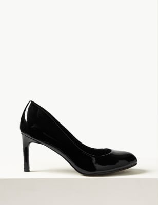 M&s wide fit court sales shoes