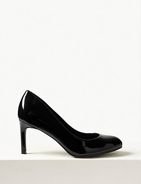 Wide Fit Stiletto Heel Court Shoes Image 2 of 6
