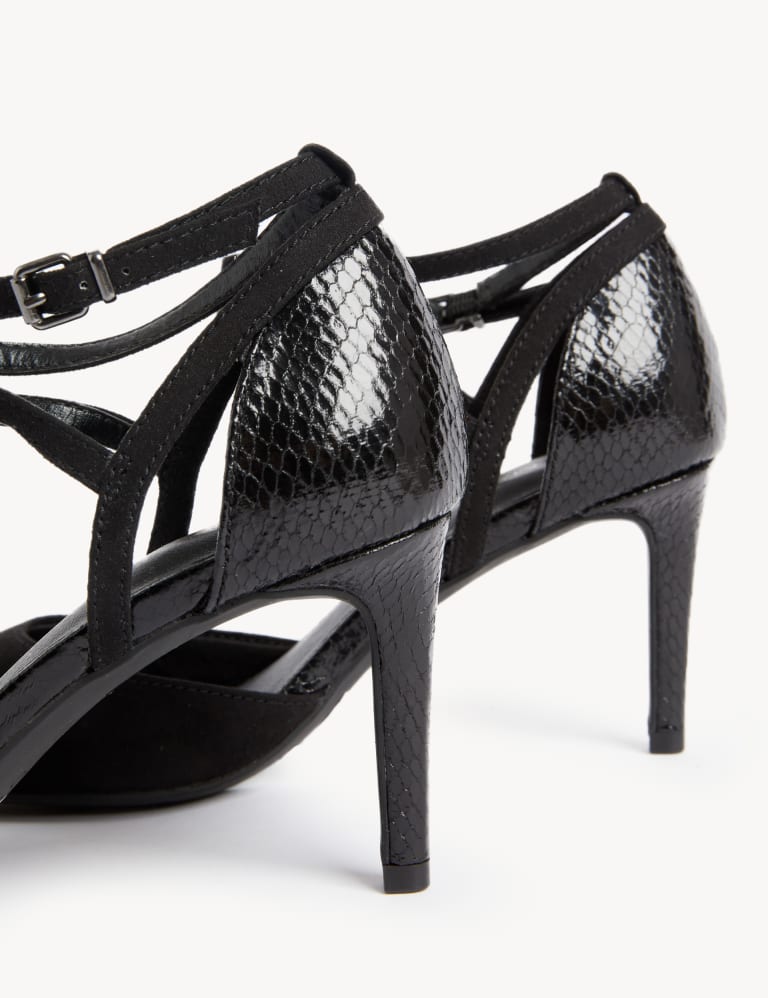 Wide fit black stiletto clearance heels