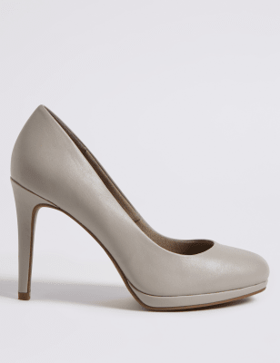 wide fit platform heel