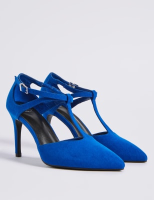 Blue t bar discount heels