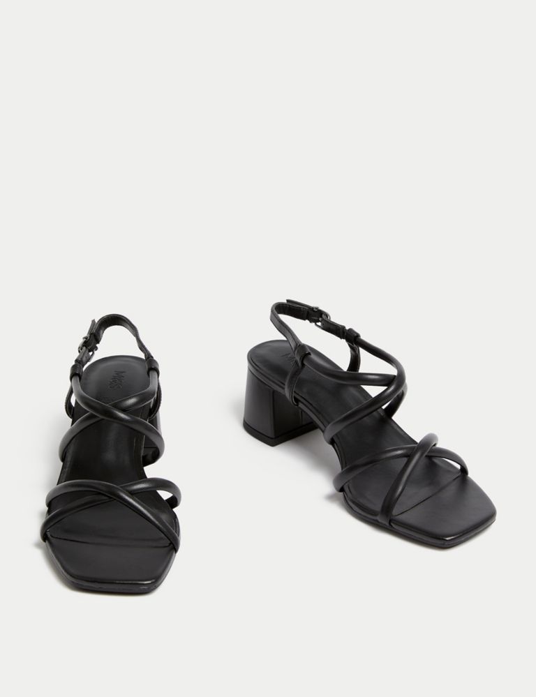 Wide Fit Strappy Block Heel Sandals 2 of 3