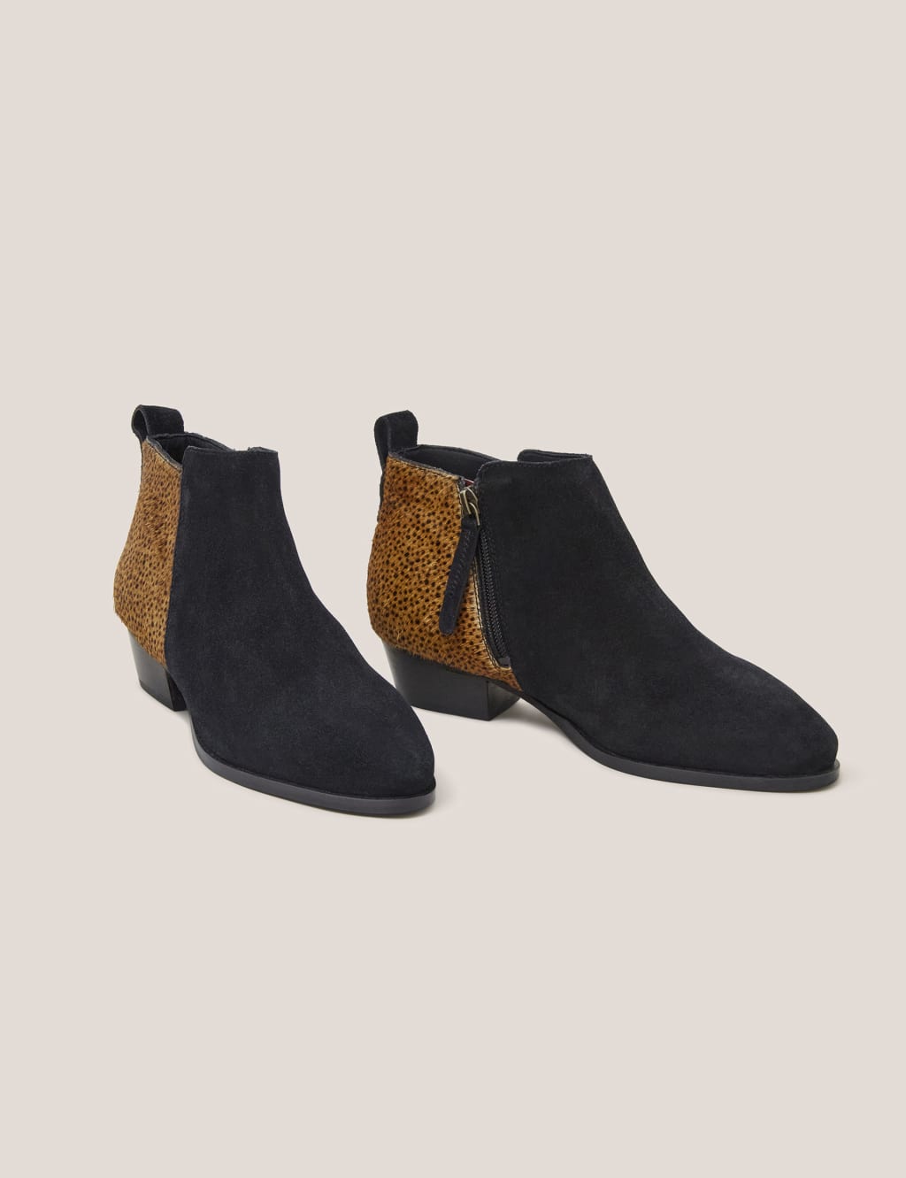 M&s leopard boots hotsell